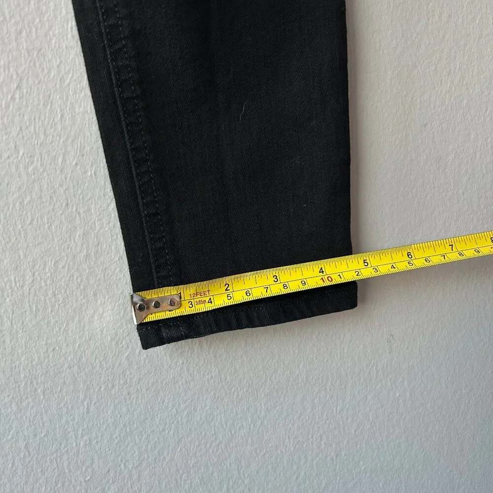 Rag & Bone Nina Skinny Jeans Women 24 Black High Rise - Picture 10 of 11